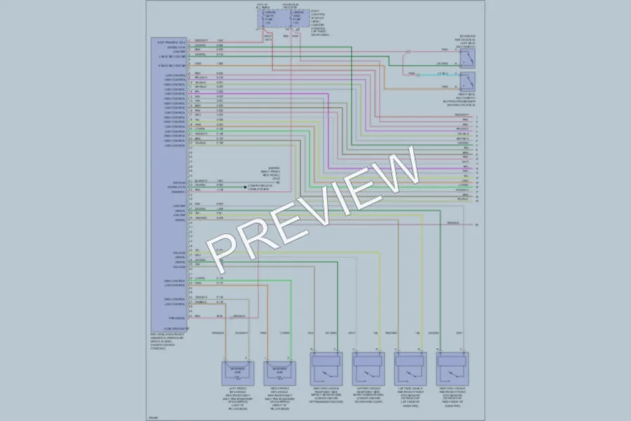 2008 Saturn Aura Supplemental Restraints wiring diagram preview
