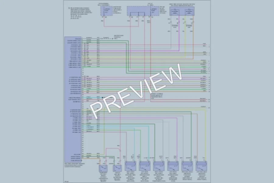 2008 Saturn Outlook Supplemental Restraints wiring diagram preview