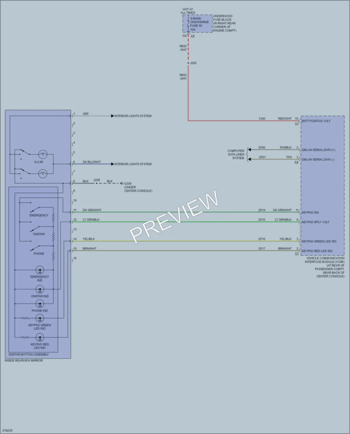 2008 Saturn Sky Power Mirrors wiring diagram preview