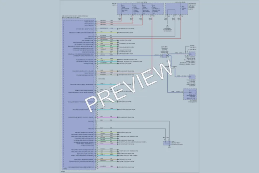 2008 Saturn VUE Body Control Modules wiring diagram preview