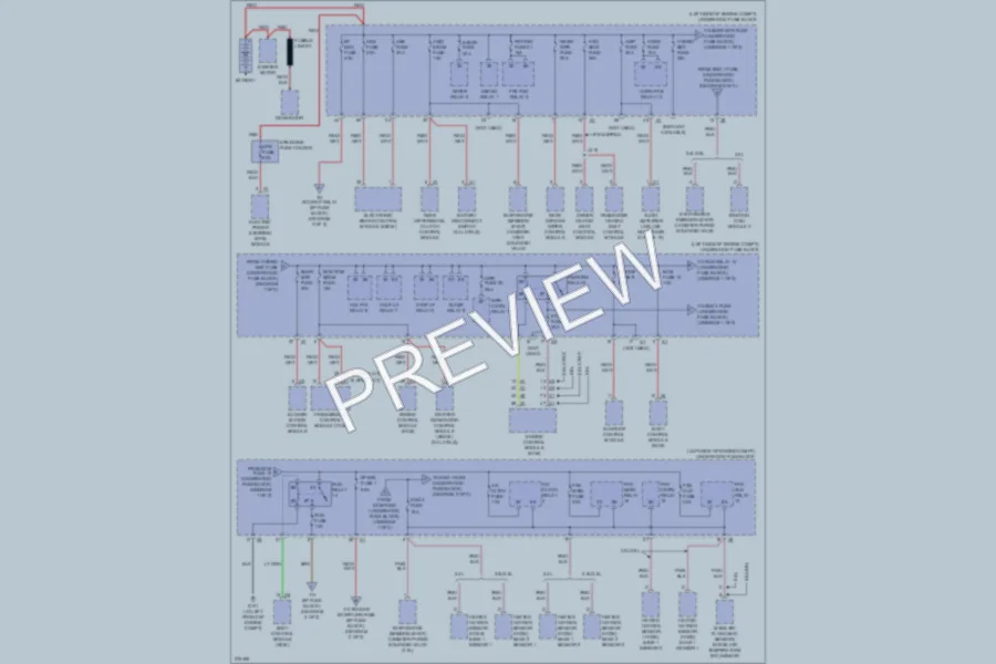2008 Saturn VUE Power Distribution wiring diagram preview
