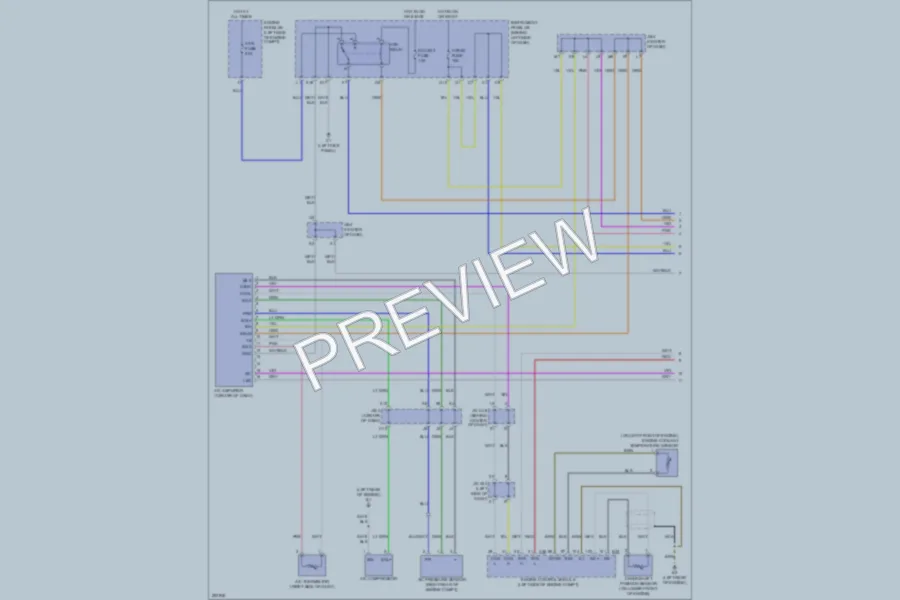 2008 Scion xB Air Conditioning wiring diagram preview