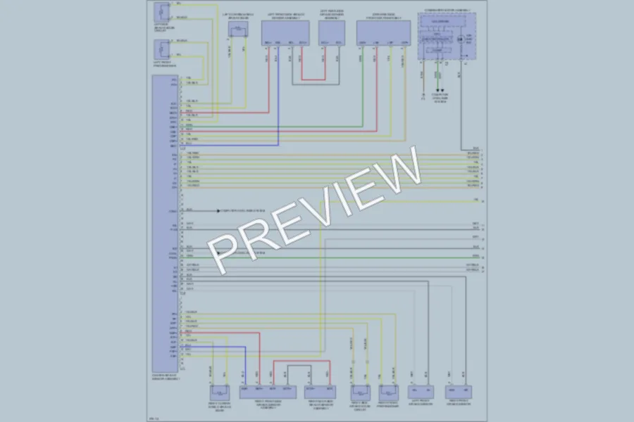 2008 Scion xD Supplemental Restraints wiring diagram preview