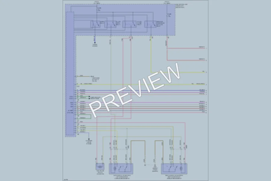 2008 Smart fortwo Anti Theft wiring diagram preview