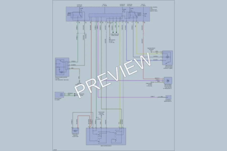 2008 Smart fortwo Wiper Washer wiring diagram preview
