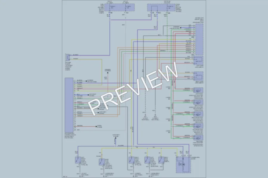 2008 Subaru Forester Anti Theft wiring diagram preview