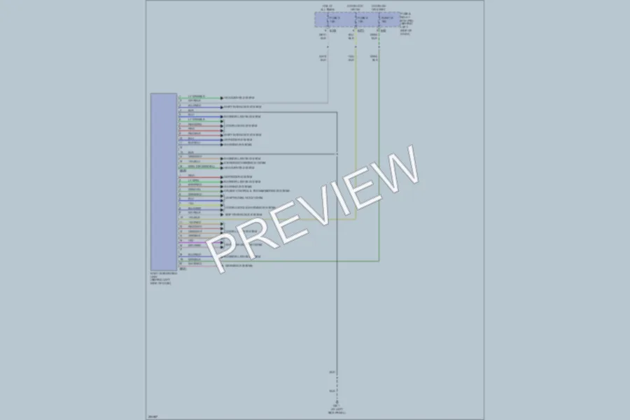 2008 Subaru Forester Body Control Modules wiring diagram preview
