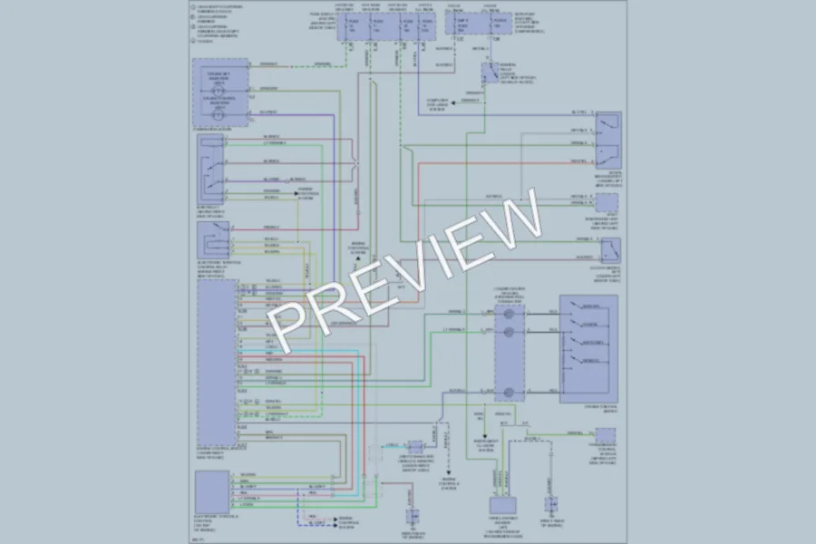 2008 Subaru Forester Cruise Control wiring diagram preview