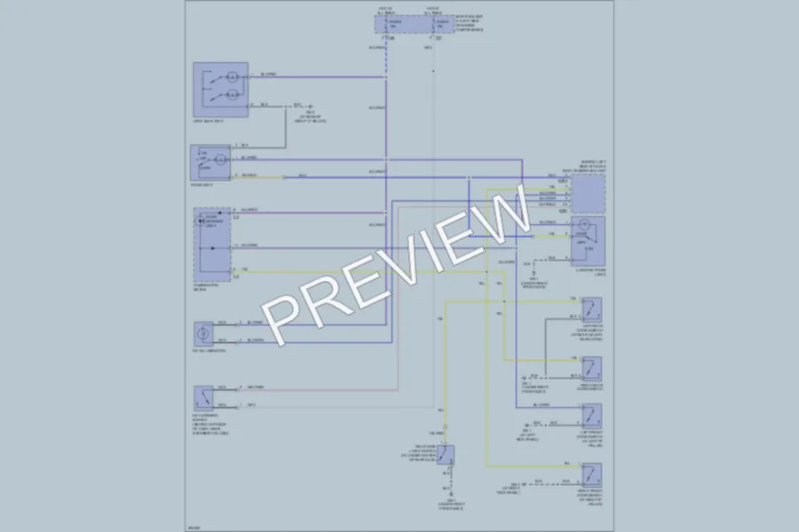 2008 Subaru Forester Interior Lights wiring diagram preview