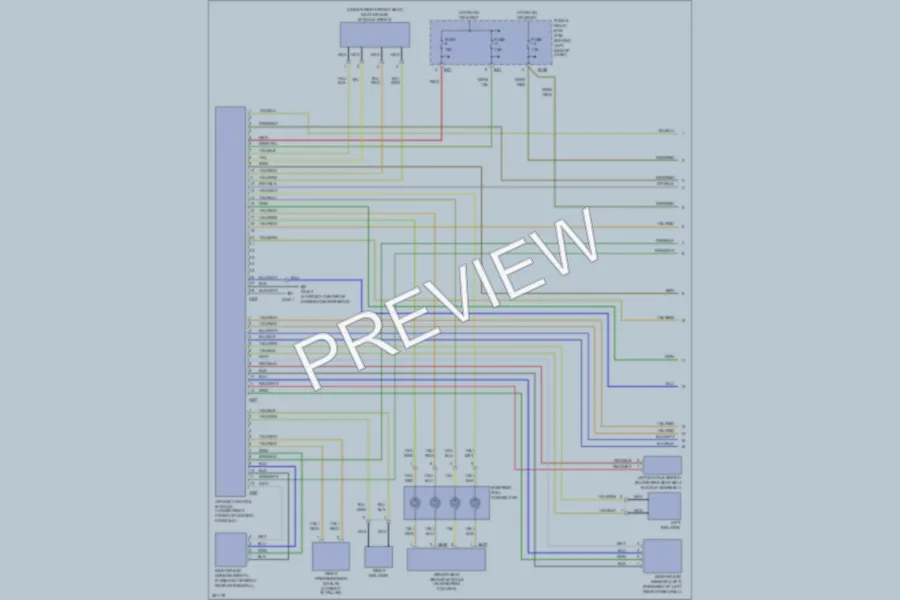 2008 Subaru Forester Supplemental Restraints wiring diagram preview