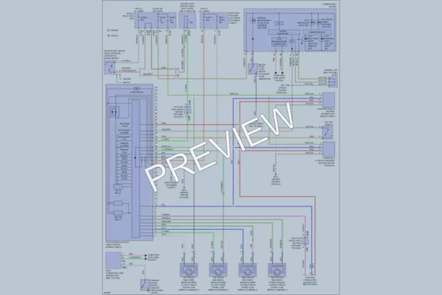 2008 Subaru Impreza Anti Lock Brakes wiring diagram preview