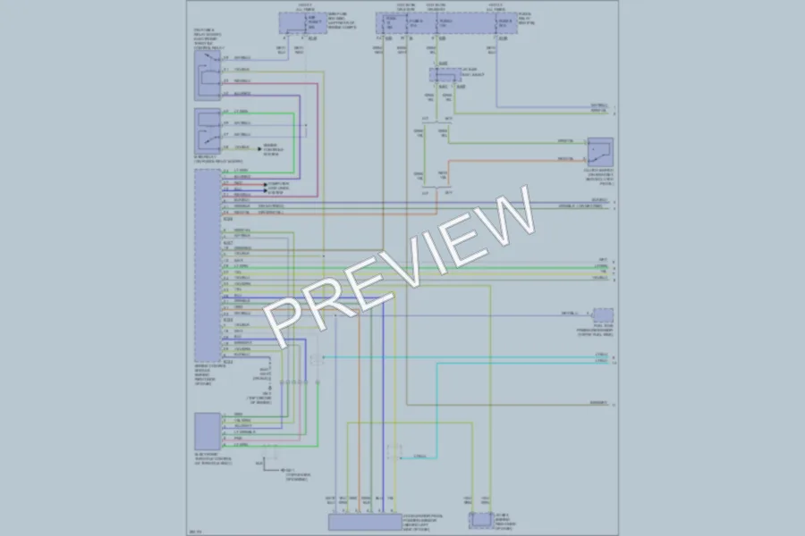 2008 Subaru Impreza Cruise Control wiring diagram preview