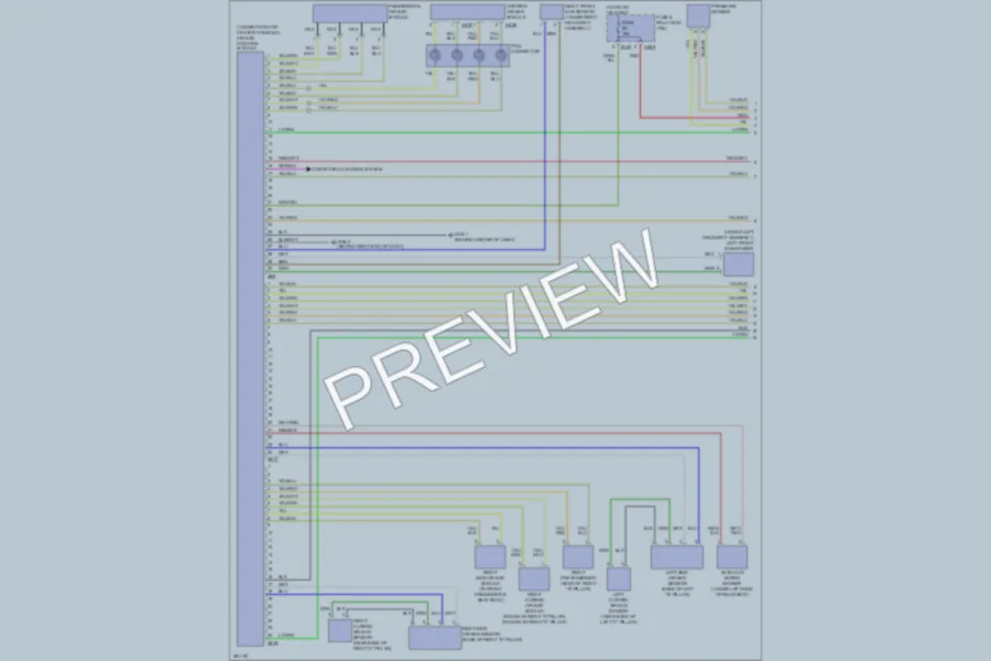 2008 Subaru Impreza Supplemental Restraints wiring diagram preview