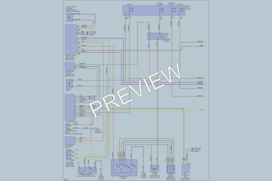 2008 Subaru ImprezaWRX Air Conditioning wiring diagram preview
