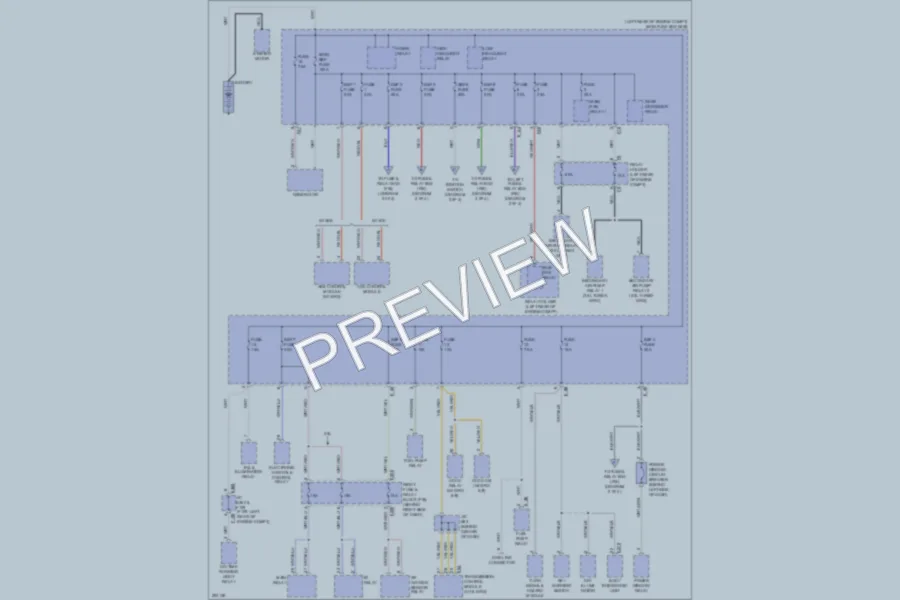 2008 Subaru ImprezaWRX Power Distribution wiring diagram preview