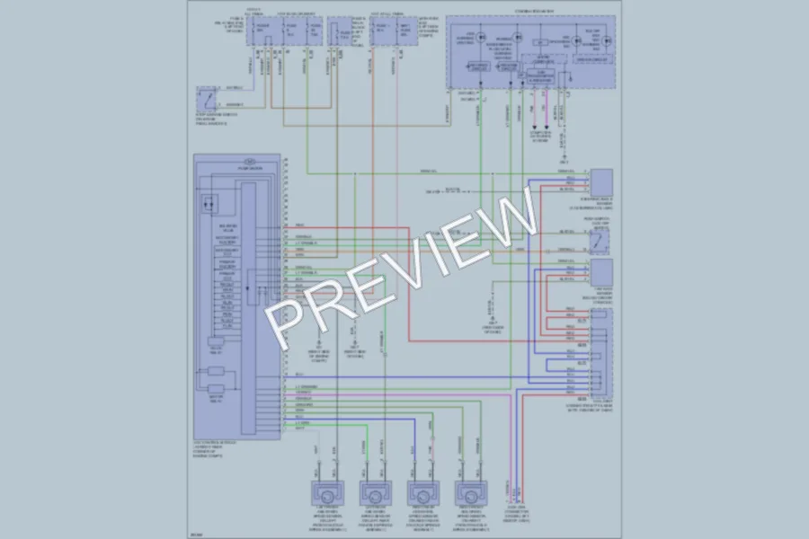 2008 Subaru Legacy Anti Lock Brakes wiring diagram preview