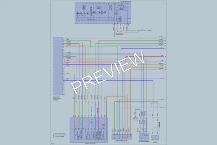2008 Subaru Legacy Transmission wiring diagram preview