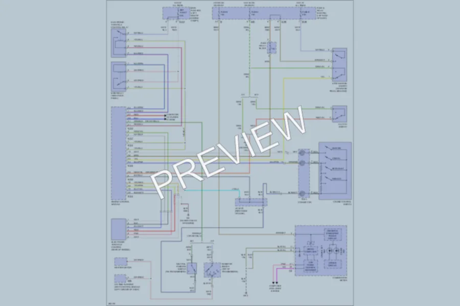 2008 Subaru Outback Cruise Control wiring diagram preview