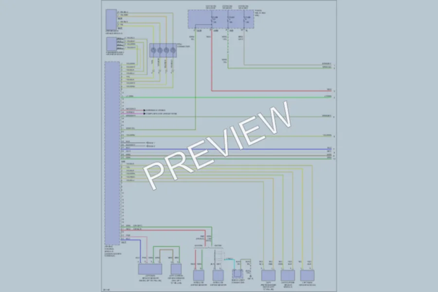 2008 Subaru Outback Supplemental Restraints wiring diagram preview