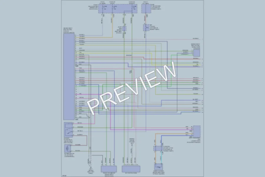 2008 Subaru Tribeca Air Conditioning wiring diagram preview