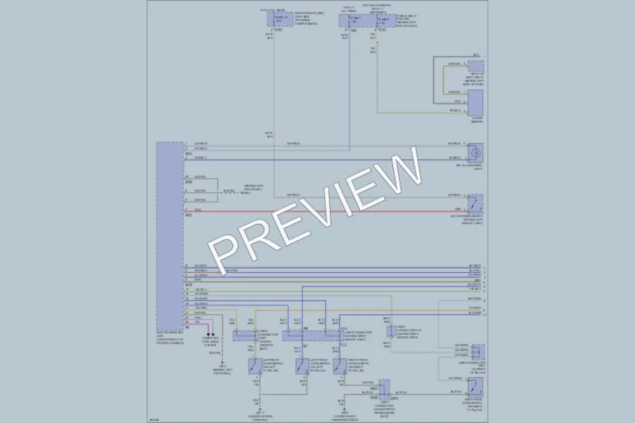 2008 Subaru Tribeca Interior Lights wiring diagram preview