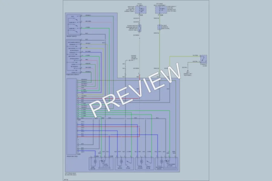2008 Subaru Tribeca Memory Systems wiring diagram preview