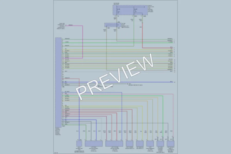 2008 Subaru Tribeca Supplemental Restraints wiring diagram preview
