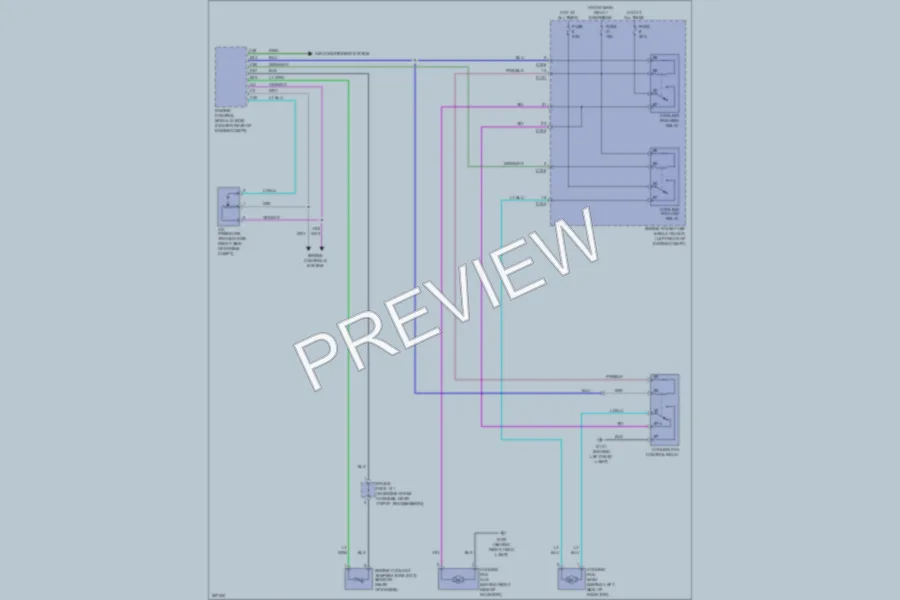2008 Suzuki Forenza Cooling Fan wiring diagram preview