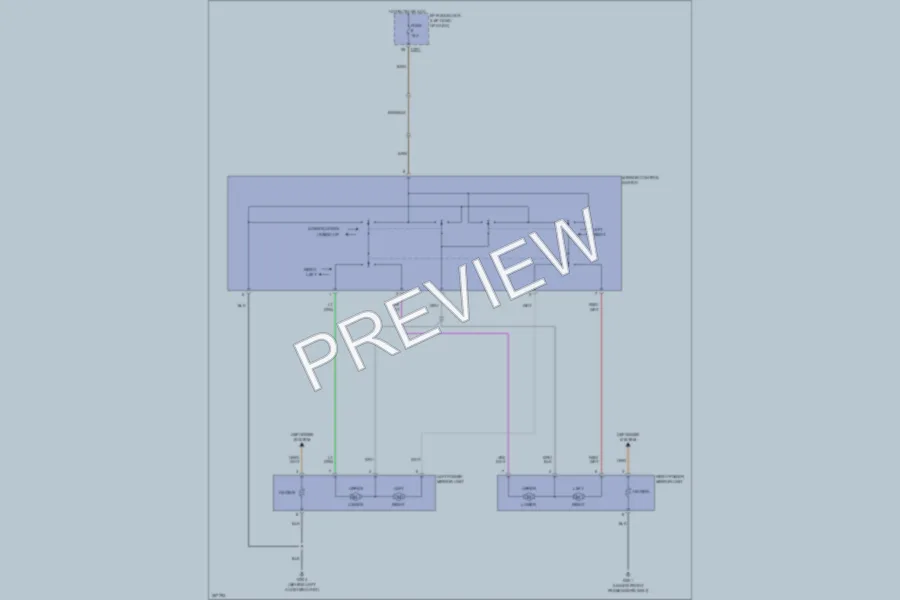 2008 Suzuki Forenza Power Mirrors wiring diagram preview