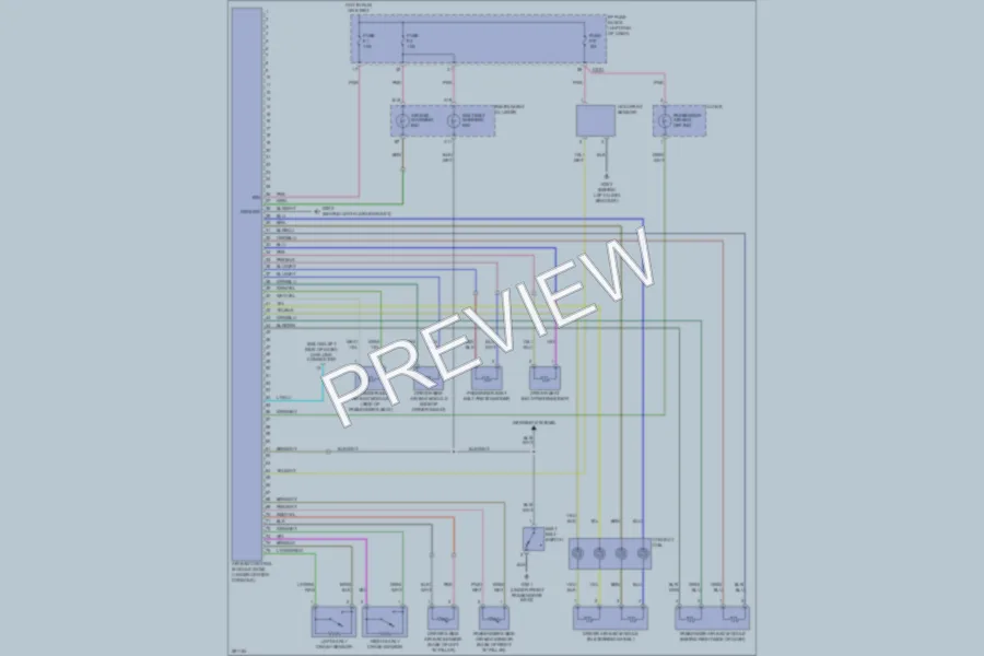2008 Suzuki Forenza Supplemental Restraints wiring diagram preview