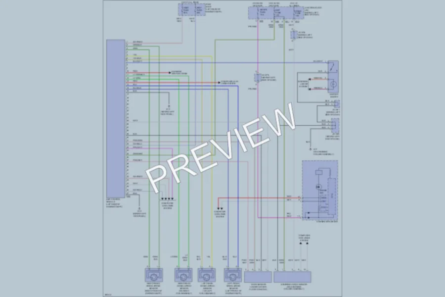 2008 Suzuki GrandVitara Anti Lock Brakes wiring diagram preview