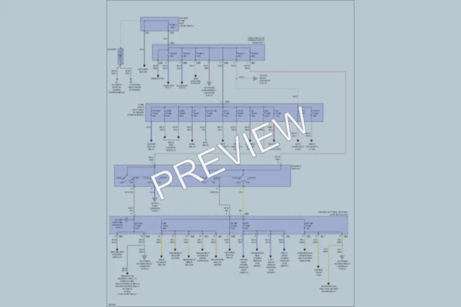 2008 Suzuki GrandVitara Power Distribution wiring diagram preview