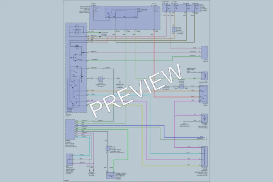 2008 Suzuki Reno Air Conditioning wiring diagram preview