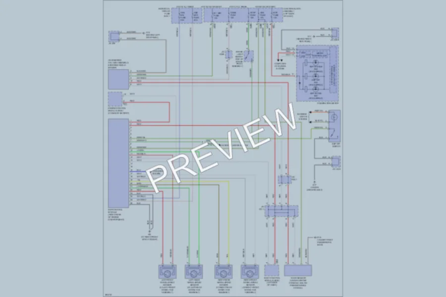 2008 Suzuki SX4 Anti Lock Brakes wiring diagram preview