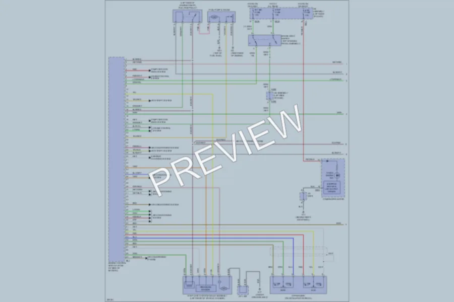 2008 Suzuki SX4 Engine Performance wiring diagram preview