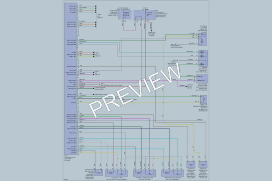 2008 Suzuki XL7 Air Conditioning wiring diagram preview