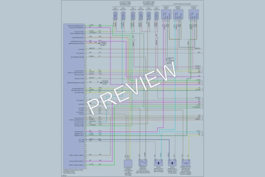 2008 Suzuki XL7 Engine Performance wiring diagram preview