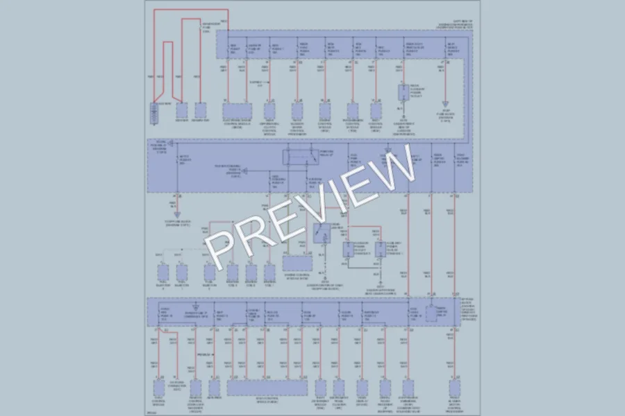 2008 Suzuki XL7 Power Distribution wiring diagram preview