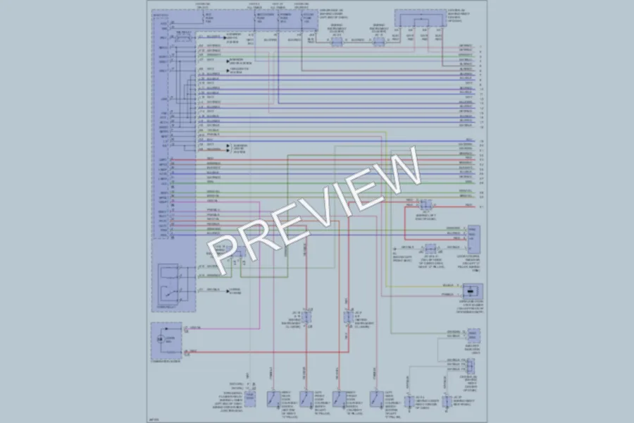 2008 Toyota 4Runner Anti Theft wiring diagram preview