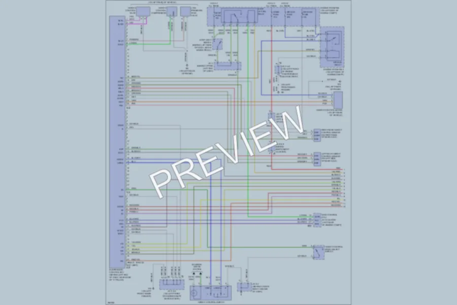 2008 Toyota 4Runner Electronic Suspension wiring diagram preview