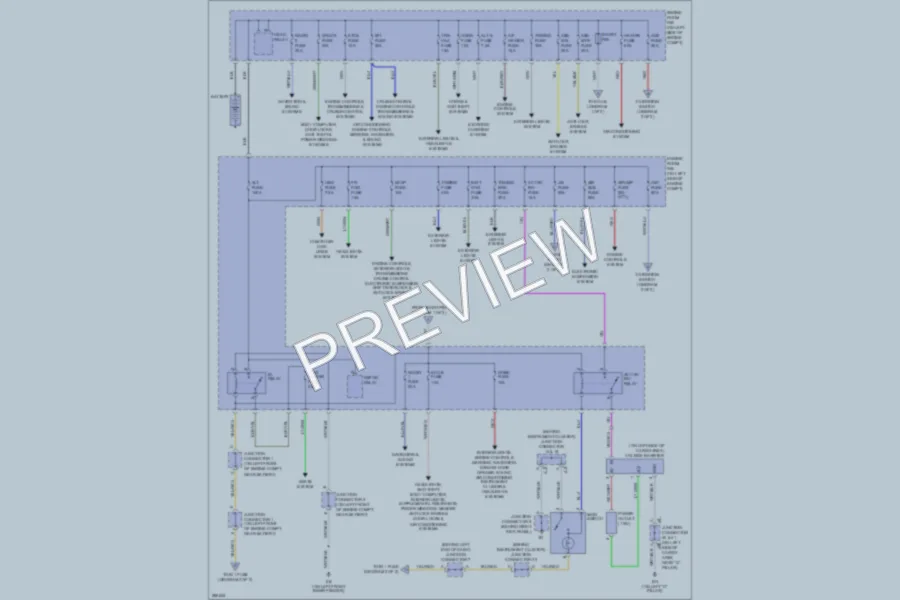 2008 Toyota 4Runner Power Distribution wiring diagram preview