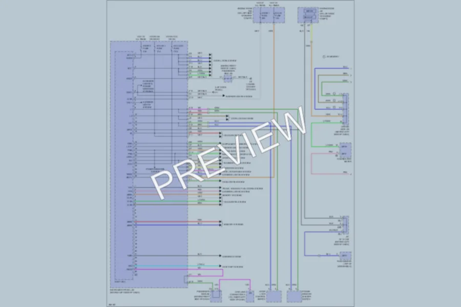 2008 Toyota Avalon Body Control Modules wiring diagram preview