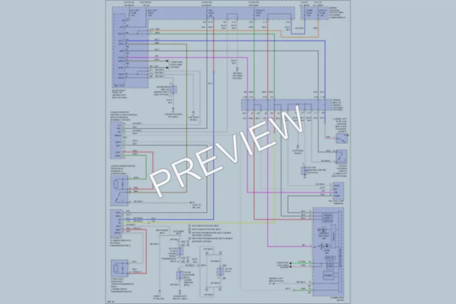 2008 Toyota Avalon Warning Systems wiring diagram preview