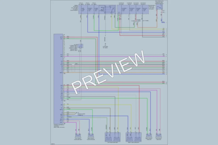 2008 Toyota Camry Navigation wiring diagram preview
