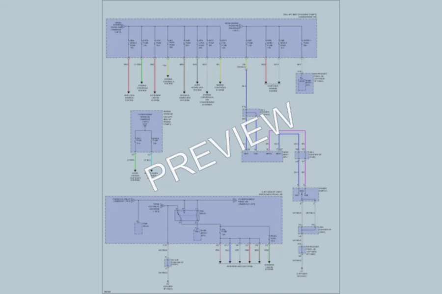 2008 Toyota Camry Power Distribution wiring diagram preview