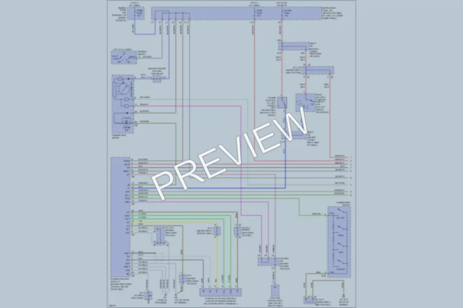 2008 Toyota Corolla Cruise Control wiring diagram preview