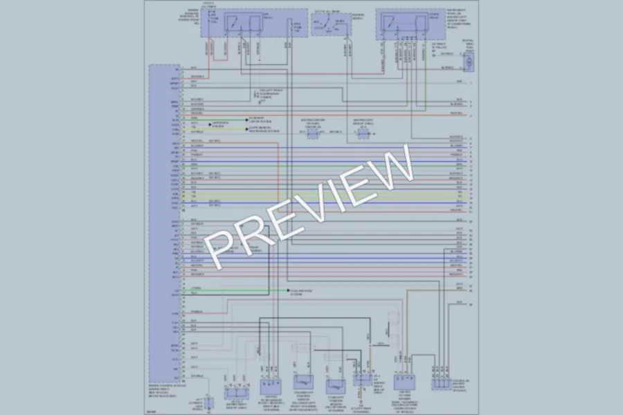 2008 Toyota Corolla Engine Performance wiring diagram preview
