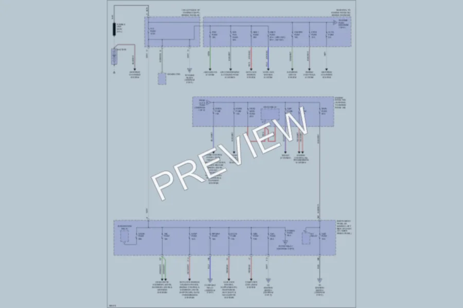 2008 Toyota Corolla Power Distribution wiring diagram preview