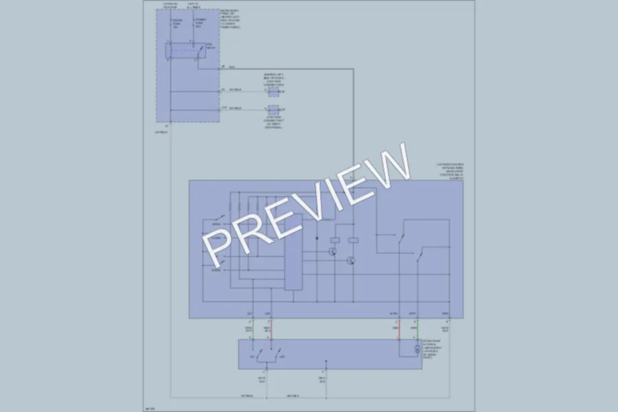 2008 Toyota Corolla Power Top Sunroof wiring diagram preview