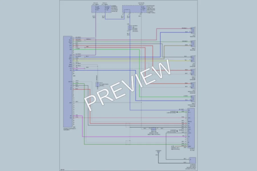 2008 Toyota Corolla Radio wiring diagram preview